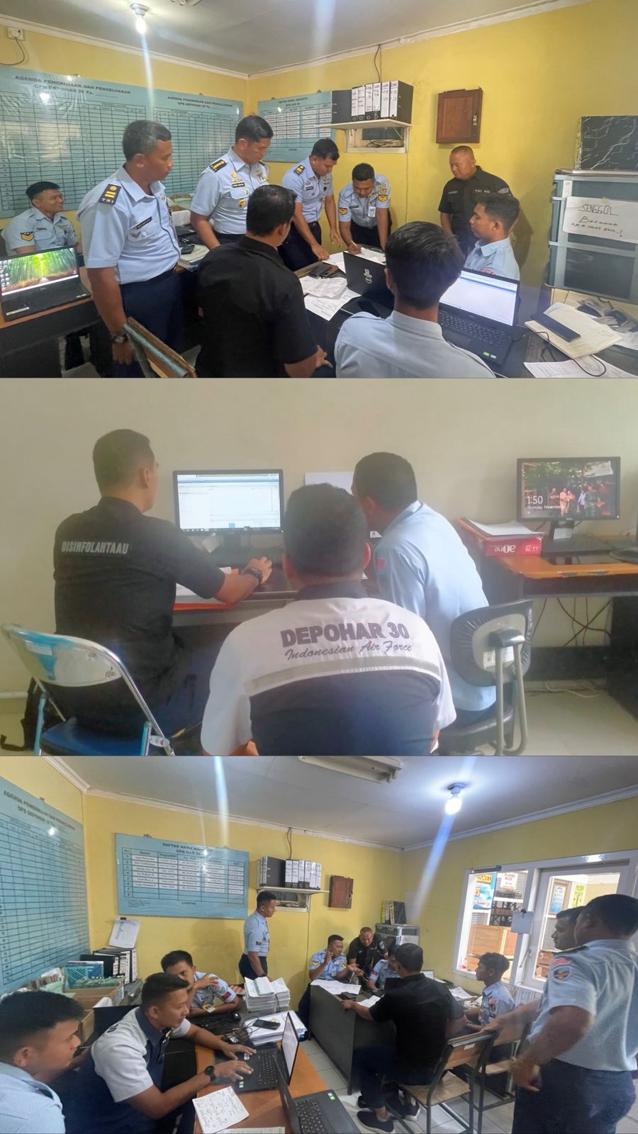 Pendampingan dan Bimbingan Teknis Simtelogau di Depohar 30